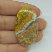 Bumble Bee Jasper Kabaşon