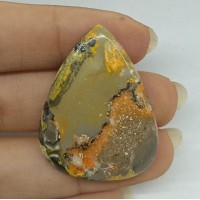 Bumble Bee Jasper Kabaşon