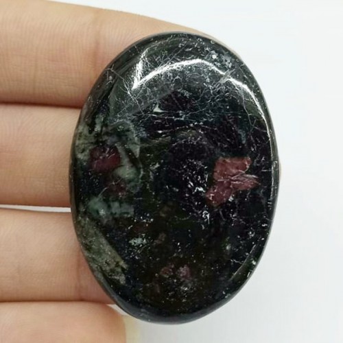 Eudialit ( Eudialyte ) Kabaşon