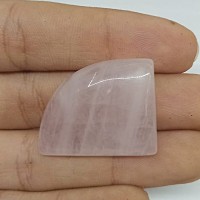 Pembe Kuvars Kabaşon