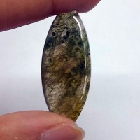 Moss Agat ( Akik ) Kabaşon