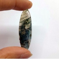 Moss Agat ( Akik ) Kabaşon
