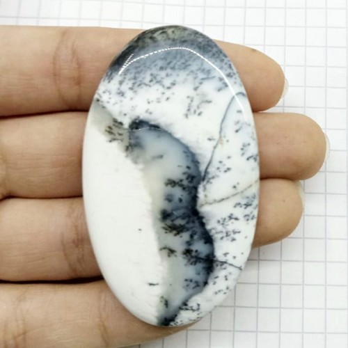 Dendritli Opal Kabaşon