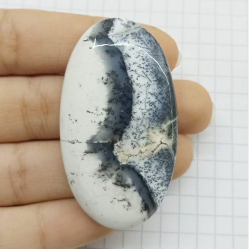 Dendritli Opal Kabaşon