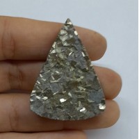 Pirit Druzy Kabaşon