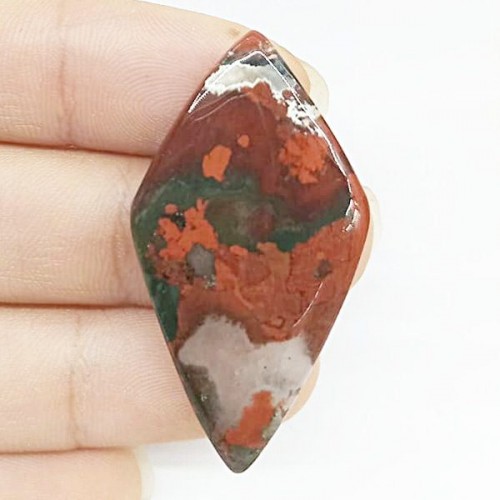 Rainbow Jasper Kabaşon